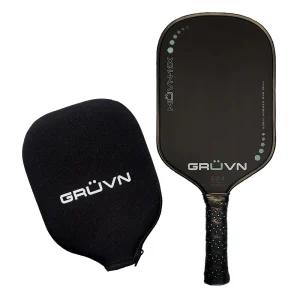 MUVN-16X Pickleball Paddle Mint Black – Raw Carbon Power Paddle by GRÜVN
